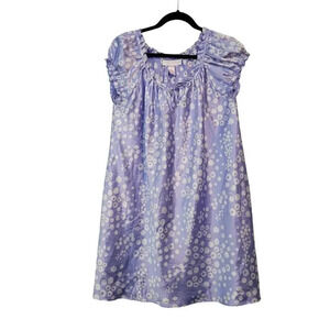 Oscar by Oscar De La Renta Womens Pink Label Nightgown Size S Purple Floral
